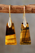 Load image into Gallery viewer, Handmade Geometrical Shape Natural Stone Dangle Earrings
