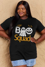 Load image into Gallery viewer, Simply Love Full Size BOO SQUAD Graphic Cotton T-Shirt