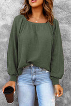 Load image into Gallery viewer, Square Neck Waffle-Knit Top