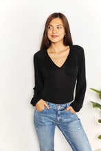 Load image into Gallery viewer, Culture Code Full Size V- Neck Bodysuit