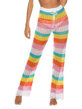 Load image into Gallery viewer, Cutout Contrast High Waist Swim Pants