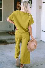 Load image into Gallery viewer, Short Sleeve Top and Pants Set