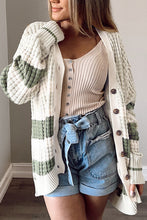 Load image into Gallery viewer, Striped Button Down Cardigan