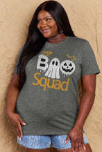 Load image into Gallery viewer, Simply Love Full Size BOO SQUAD Graphic Cotton T-Shirt