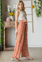 Load image into Gallery viewer, Heimish Full Size Printed Tied Straight Casual Pants