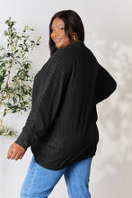 Load image into Gallery viewer, DOORBUSTER DEAL: Basic Bae Full Size Ribbed Cocoon Cardigan