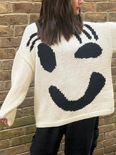 Load image into Gallery viewer, Contrast Drop Shoulder Long Sleeve Sweater