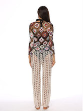 Load image into Gallery viewer, Cutout Drawstring High Waist Swim Pants