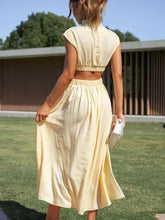 Load image into Gallery viewer, Cutout Mock Neck Sleeveless Dress
