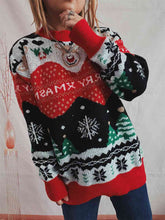 Load image into Gallery viewer, Christmas Element Long Sleeve Sweater