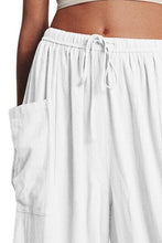 Load image into Gallery viewer, Full Size Pocketed Drawstring Wide Leg Pants
