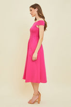 Load image into Gallery viewer, HEYSON Off-Shoulder Smocked Midi Dress