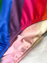 Load image into Gallery viewer, Contrast Half Zip Top and Brief Swim Set