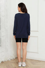 Load image into Gallery viewer, Basic Bae Full Size V-Neck Long Sleeve Top