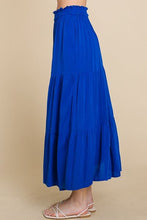 Load image into Gallery viewer, Culture Code Full Size Frill Ruched Midi Skirt