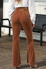 Load image into Gallery viewer, High Waist Corduroy Flare Pants