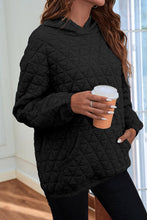 Load image into Gallery viewer, Quilty Pleasures Long Sleeve Hoodie with Pocket