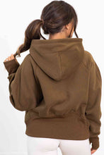 Load image into Gallery viewer, Half-Zip Long Sleeve Hoodie
