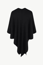 Load image into Gallery viewer, Surplice Neck Pom-Pom Trim Poncho