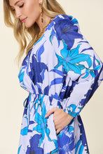 Load image into Gallery viewer, Double Take Full Size Floral Long Sleeve Romper with Pockets