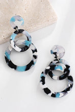 Load image into Gallery viewer, Acrylic Double-Hoop Earrings