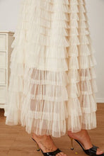 Load image into Gallery viewer, Ruched High Waist Tiered Skirt