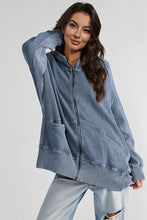 Load image into Gallery viewer, Zip-Up Long Sleeve Jacket