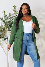 Load image into Gallery viewer, DOORBUSTER DEAL: Bae Full Size Hooded Sweater Cardigan Cardigan