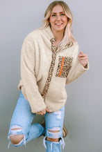 Load image into Gallery viewer, Leopard Snap Down Pocketed Collared Neck Jacket
