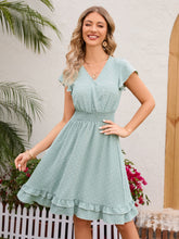 Load image into Gallery viewer, Swiss Dot Cap Sleeve Dress