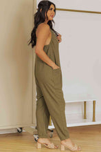 Load image into Gallery viewer, Spaghetti Strap Deep V Jumpsuit with Pockets