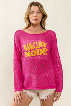 Load image into Gallery viewer, BiBi VACAY MODE Embroidered Knit Cover Up