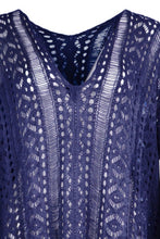 Load image into Gallery viewer, Cutout V-Neck Cover-Up with Tassel