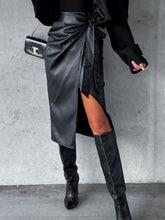 Load image into Gallery viewer, Tied High Waist Skirt