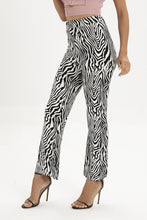 Load image into Gallery viewer, Zebra Print Straight Leg Pants