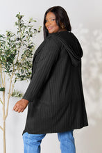 Load image into Gallery viewer, DOORBUSTER DEAL: Bae Full Size Hooded Sweater Cardigan Cardigan