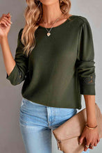 Load image into Gallery viewer, Lace Trim V-Neck Top