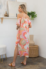 Load image into Gallery viewer, Sew In Love Full Size Printed Side Slit Midi Dress