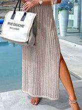 Load image into Gallery viewer, Openwork Slit Cutout Wide Strap Dress