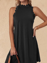 Load image into Gallery viewer, Mock Neck Sleeveless Mini Dress
