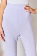 Load image into Gallery viewer, RISEN Full Size High Waist Ultra Soft Knit Flare Pants