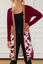 Load image into Gallery viewer, Printed Long Sleeve Open Front Outerwear