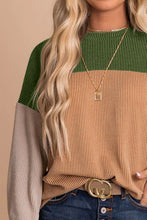 Load image into Gallery viewer, Color Block Dropped Shoulder T-Shirt