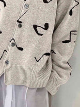 Load image into Gallery viewer, Dropped Shoulder Buttoned Cardigan