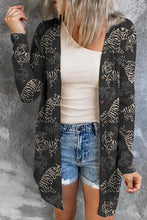 Load image into Gallery viewer, Tiger Print Button Up Long Sleeve Cardigan