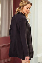 Load image into Gallery viewer, Kori America Open Front Long Sleeve Blazer