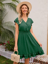 Load image into Gallery viewer, Swiss Dot Cap Sleeve Dress