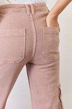 Load image into Gallery viewer, RISEN Full Size High Rise Cargo Wide Leg Jeans